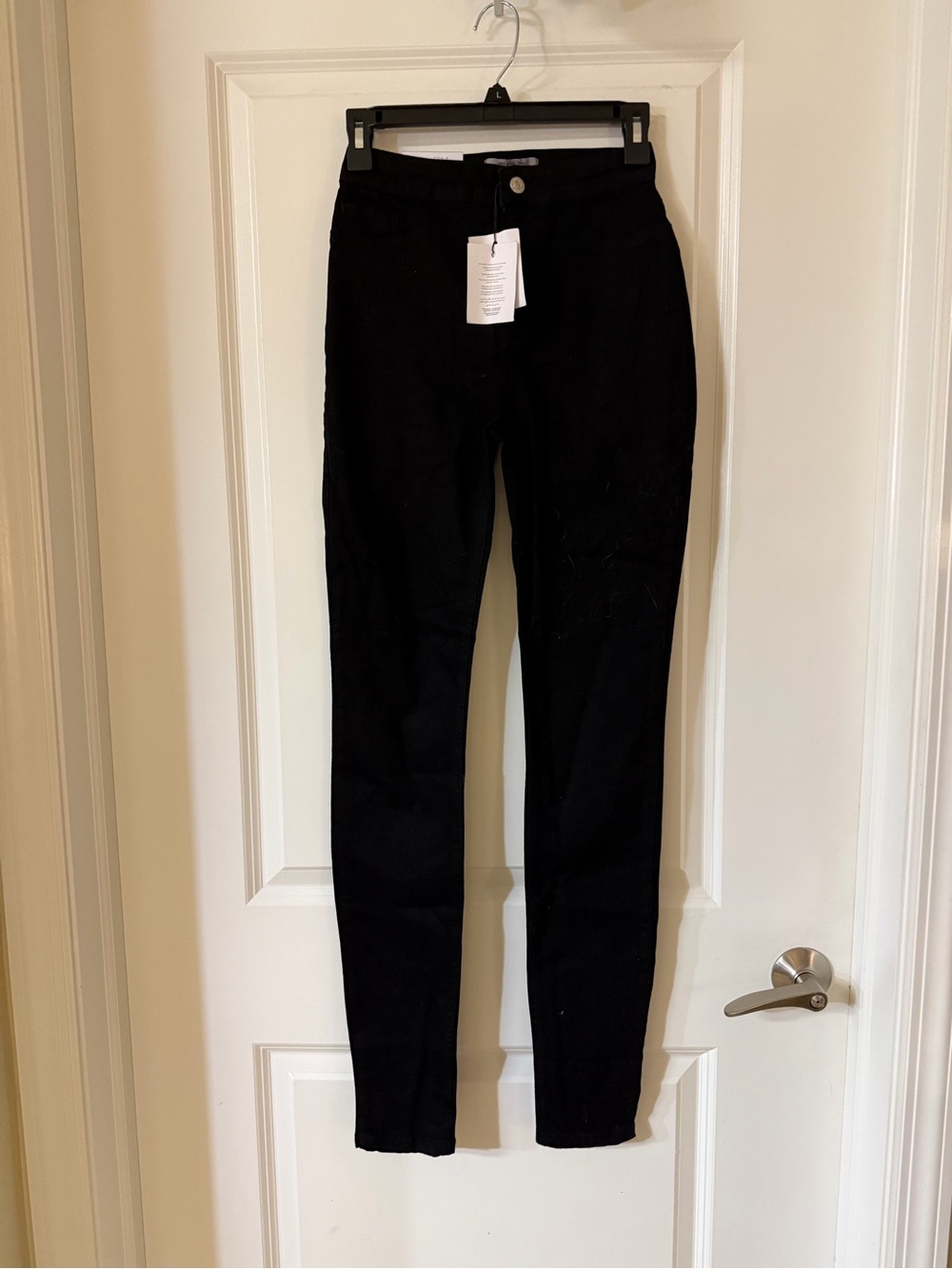 New Look Black High-Rise Skinny Jeans
